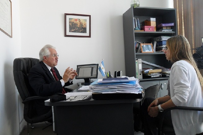 El Diputado Ricardo Vago en el programa de TV